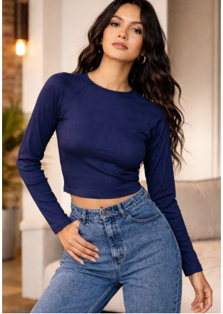 BLUE LONG SLEEVE TSHIRT